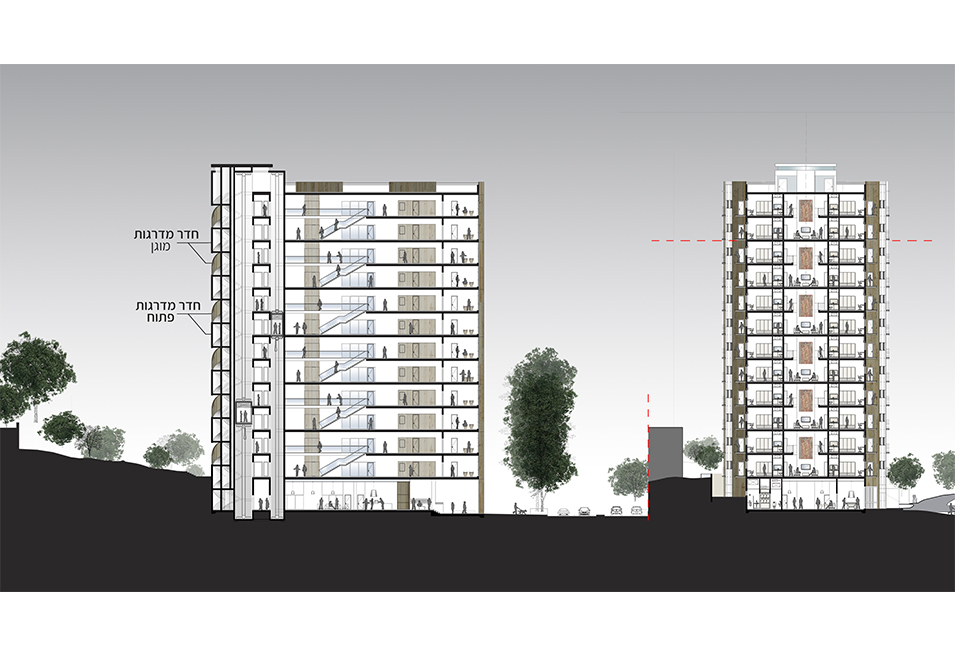 שרטוט חתכים עקרוניים