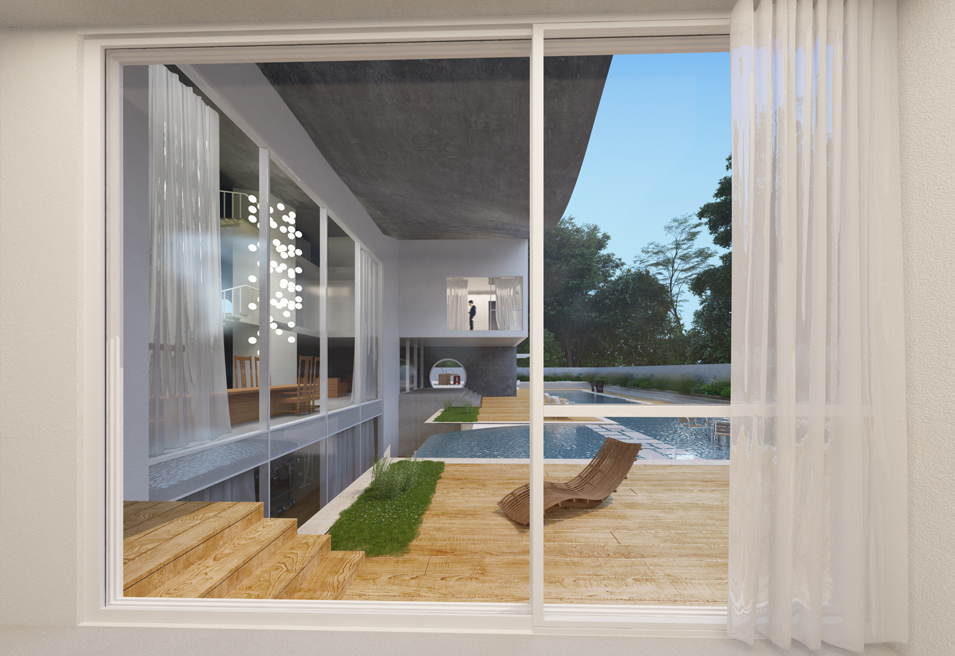 מבט מתוך הבית